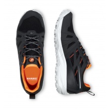 Mammut Trail Running Shoes Saentis Low GTX (waterproof) black/orange Men